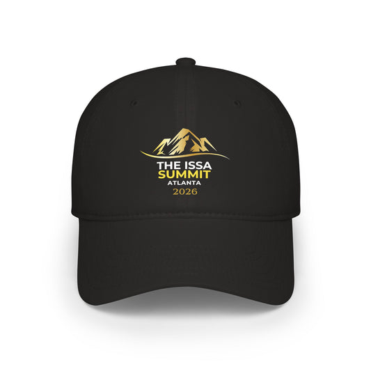 Low Profile Baseball Cap - "The Issa Summit Atlanta 2026" Embroidered Mountain Logo